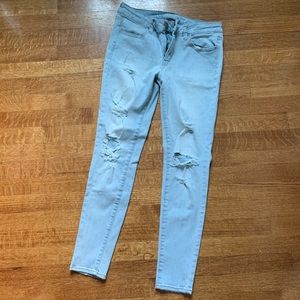 AE light wash jegging jeans
